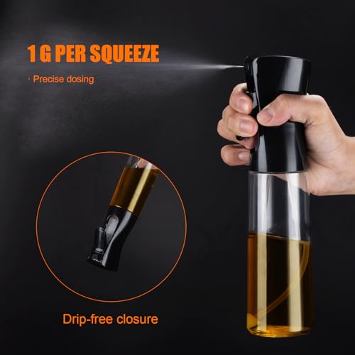 Refillable 300ml Glass Olive Oil Spray Bottle - Dishwasher Safe - Image 4