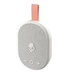 Skullcandy Ounce+ Wireless Bluetooth Portable Speaker, IPX7 Waterproof, 16 Hour Battery, True Wireless Stereo with Built-In Carry Strap for Travel and Outdoor Use - Bone/Orange