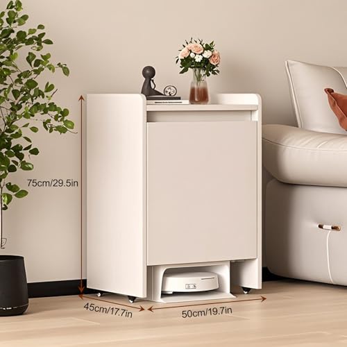 VOLDAX Robot Vacuum Storage Cabinet Features