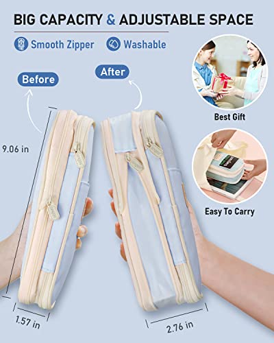 Liphontcta 45Pcs Aesthetic School Supplies With Big Capacity Pen Case, Pastel Mechanical Pencils 0.5, 0.7, 0.9, 2Mm With 24 Tube Lead Refills(4B 2B Hb 2H 4H Colors) Erasers For Student Writing Drawingsports & Outdoors Patio #TOP4