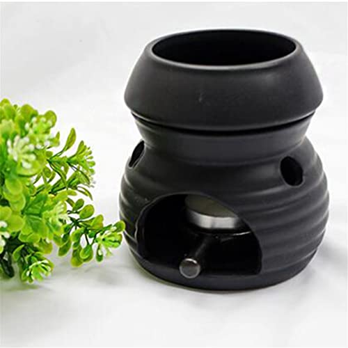 Keramik-Aromatherapie-Brenner, ätherisches Öl, Lampe, Hotel, Salon, Zuhause, Innenbereich, Kerze, Aromaofen, Dekor (Farbe: Blau, Größe: 10 x 7,5 x 11 cm)