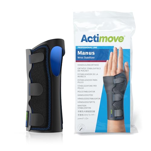 BSN 7234851 Actimove Manus Wrist Stabilizer, Right/Left, Black, Medium