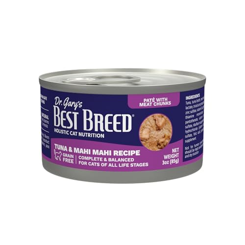 Best Breed Dr. Gary's Tuna & Mahi Mahi Canned Food for Cats - 24 x 3 oz.