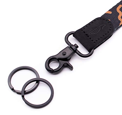 Image of POCKT Keychain Wristlet for Women and Men, Cute Wrist Lanyard for Keys, Short Key Chain Strap for Car Keys, Wallet, ID Badge & Phone | Veda