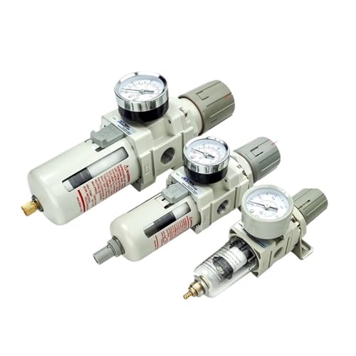 Regulador AW3000-03 de presión de aire y filtro separador para compresor neumático G3/8 4