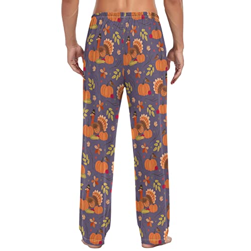 Squirrel Cat Dog Pajama Pants for Men Comfort Sleep Lounge Bottoms Straight-fit with Pockets S-XXL2