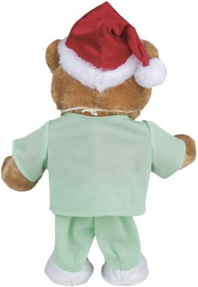 Gemmy Enchanted Forest Animated Dancing First Responder Bear Plays and Dances to The Song Rescue Me