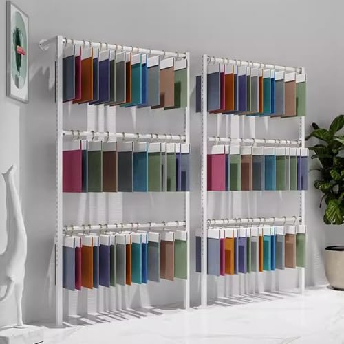 Expositor de telas para boutiques y tiendas ideal para organizar bufandas de forma elegante 6