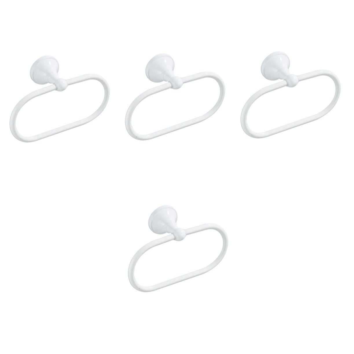 Hemobllo Lot De 4 Porte-Serviettes Adhésifs pour Salle De Bain De Place Moderne