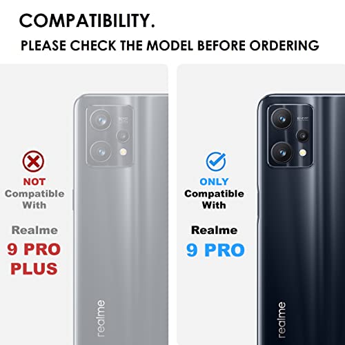 Image of RIGGEAR Xundd Realme 9 Pro Back Cover case (Armor|PC and TPU|Clear Black)