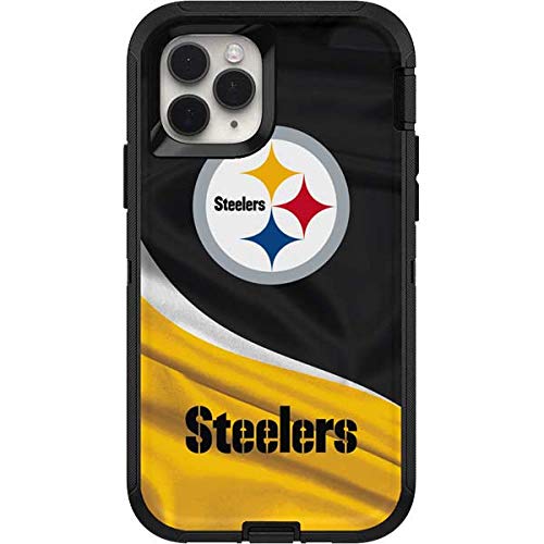 Skinit Decal Skin Compatible with OtterBox Defender iPhone 11 Pro Case - Officially Licensed NFL Pittsburgh Steelers Design
