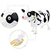 40 Pieces Funny Cow Balloons Farm Animal Latex Balloons, Black and White Balloons with 3 Sizes, Great for Birthday Party Cow Theme Party Decoration