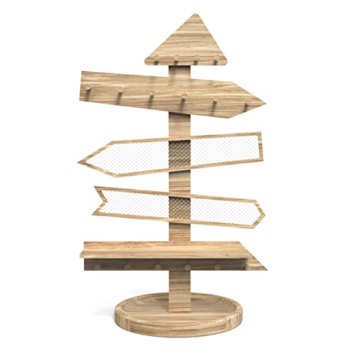 Présentoir à bijoux en bois, support de boucles d'oreilles en forme de T, support de suspension en forme de T pour boucles d'oreilles, support de suspension en bois Cover