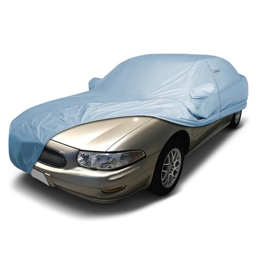 Image of iCarCover Premium Car Cover for 2000-2005 Buick Lesabre Heavy Duty Waterproof All-Weather Automobiles Custom Fit Indoor Outdoor UV Snow Protection Covers with Straps and Bag