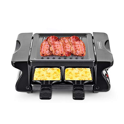 Raclette 4 Personnes avec Plaque De Grill Anti Adhésive Rc Pilatus Kitchencook