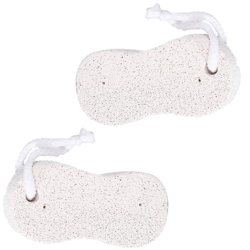 JOYVOX Pedicure Tools, Natural Pumice Stones (Pair) for Feet, Exfoliating Callus Remover, Foot Scrubber for Hard Skin, Heels, and Dead Skin, Spa-Quality Foot Care, Gentle and Effective