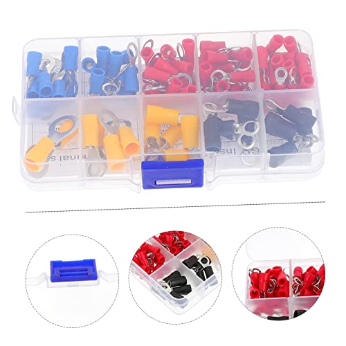 VILLCASE Kit De 306 Peças Emendas De Garfo De Emenda De Calor Terminais De Crimpagem Práticos Conect