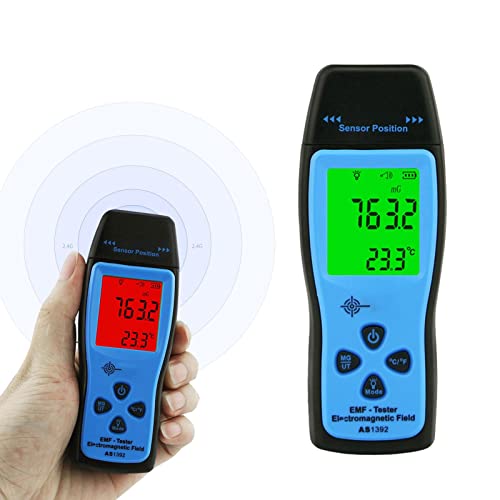 EMF Reader Digital LCD | Multi-Fields Handheld Digital EMF Meters | Household Radiation Detector for
