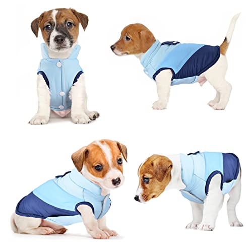 Dog Clothes For Small Dogs, Camo Dog Sweater Reversible Puppy Clothes Waterproof Chihuahua Clothes Dog Jacket Xxs Dog Clothes Dog Winter Coat Pet Apparel (Medium Bust 15.74") #TOP2