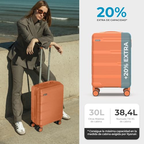 Casual, Orange, Maleta 55x40x20cm3