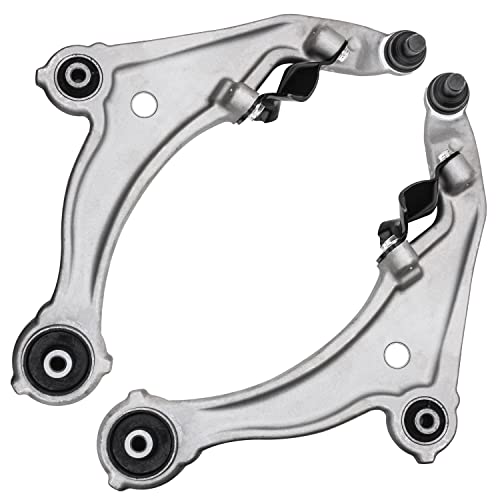 Image of Detroit Axle - 8pc Front End Control Arms Kit for 09-14 Nissan Maxima, 2 Lower Control Arms w /Ball Joints 4 Tie Rod Ends 2 Boots + Bellows 2009 2010 2011 2012 2013 2014 Replacement