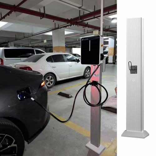 Support de chargeur pour véhicule électrique rigide en alu argent mural