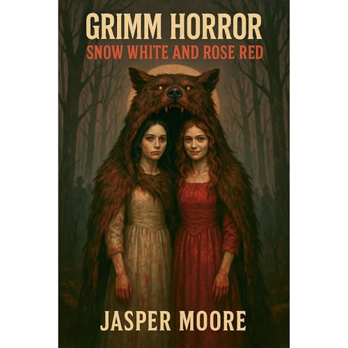 GRIMM HORROR - Snow White and Rose Red Audiolibro Por Jasper Moore arte de portada