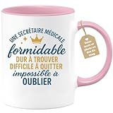 Fabriqué en céramique de haute qualité, ce mug est compatible avec le micro-ondes et le lave-vaisselle, offrant une utilisation pratique au quotidien. Un cadeau à la fois beau et fonctionnel pour une secrétaire médicale.