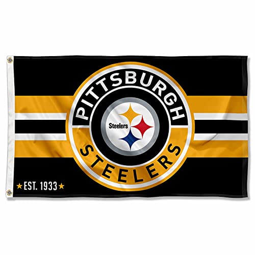 Drapeau Pittsburgh Steelers WinCraft petit format 7,6 x 12,7 cm NFL
