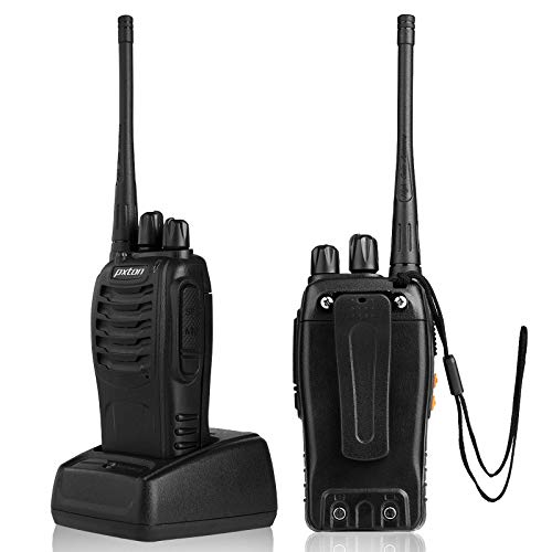 pxton Two Way Radios Long Range Walkie Talkies for Adults with Headphones,16 Channel Handheld 2 Way Radio Rechargeable with Flashlight Li-ion Battery and Charger（6 Pack） by pxton - Image 5