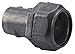 Halex, 1/2 in. Electrical Metallic Tube (EMT) EMT to Flex Coupling , 20491, 2 per pack