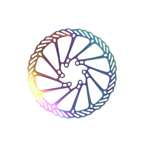 ステンレス鋼ロードバイク自転車ディスクブレーキローターネジ付き軽量マウンテンバイクブレーキローター使いやすい自転車ディスクブレーキアダプターフロントリア