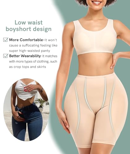 Women Hip Pads Shapewear Padded Underwear Butt Pads Shaping Thigh Enhancer Booty Lifter shapewear for Bigger Butt3