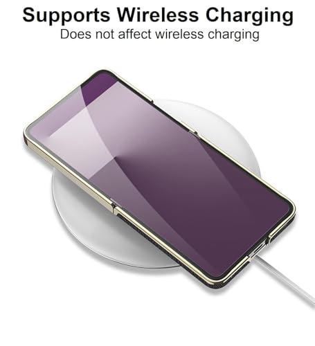 Image of Midkart Leather Case Compatible with Samsung Galaxy Z Flip 7 Release 2025 Electroplated Hard PC Lightweight with Independent Camera Protection Cover, Burgundy