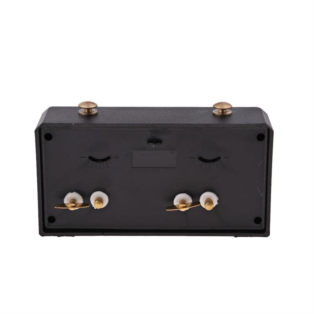 Orologio Timer per Scacchi Design Classico Conto Alla Rovescia Conto Alla Rovescia Adatto per Giocatori di Scacchi e Studenti Plastica Nera 15 X 5,5 X 9 Cm