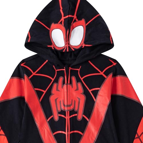 Overol con capucha de Miles Morales Spider-Man para niños de Marvel 2