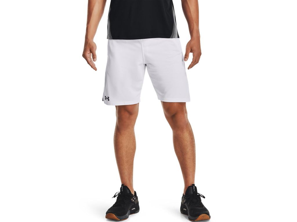 Short Under Armour Locker 9 Pocket blanc taille SM pour le running