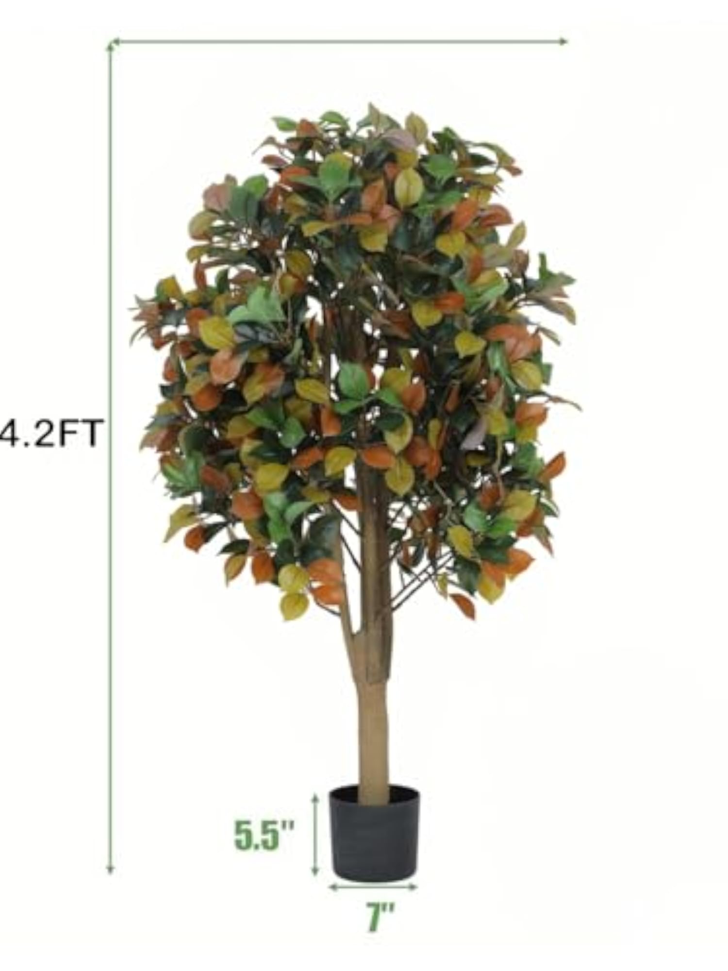 Artificial Ficus Tree Fake Plant for Indoor Decor