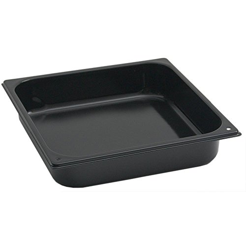 Plaque gastronomique émaillée GN 2/3 de 40 mm pour la cuisson au four