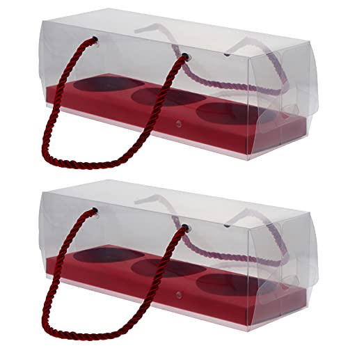 Hemoton Bride Bag 10pcs Boxes Packing Box Bride Paper Sandwich Box Portable Muffin Storage Holder