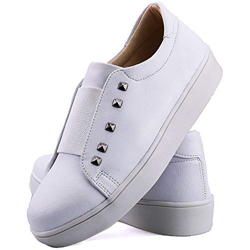 Tênis Sapatênis Neway Feminino Plataforma Branco com Relógio - 7106Branco