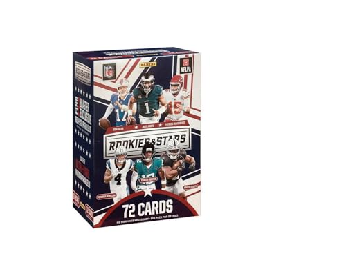 2025 Panini NFL Rookies & Stars Football Trading Card Blaster Box (2 Exclusive Red Plaid Parallels Per Blaster Box)