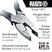 Klein Tools D2139NE11055 Pliers Set, Made in USA, with Lineman's Side Cutting Pliers and Copper Wire Stripper / Cutter, High-Leverage, 2-Piece