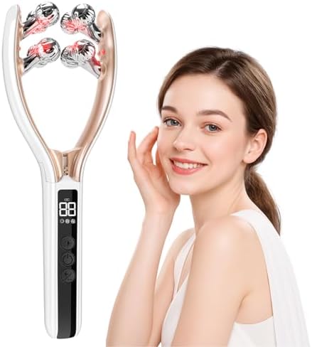 Face Massager,Facial Roller Tmj & Jaw Massager for Lymphatic Drai...