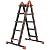 LANBITOU Ladder, Step Ladder, Anti-Slip Multi Position Ladder, Folding Ladder Adjustable Ladder Aluminum Ladder, Security 330 LBS Weight Rating Extension Ladders for Home, Stair Ladder