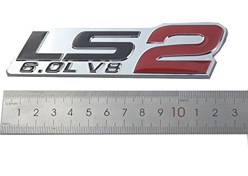 Emblema de motor LS2 6.0L V8 repuesto Chevrolet Silverado Chevy GM 4