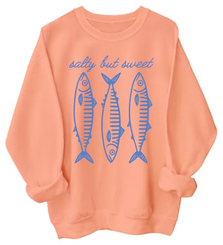 Sardines Sweatshirt Unisex Graphic Long Sleeve Shirt, Salty But Sweet Hoodie