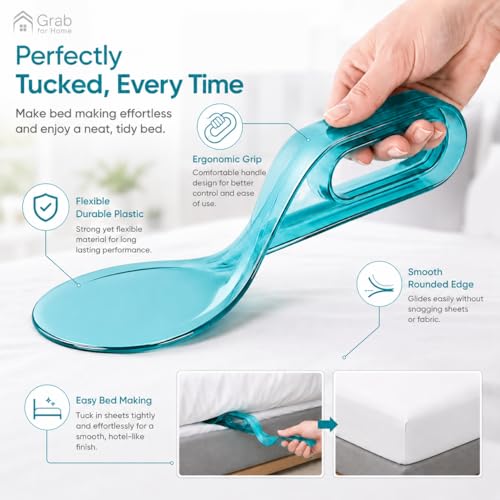Image of Grab for Home 2 Pcs Mattress Lifter /Bedsheet Tucker Tool | plastic