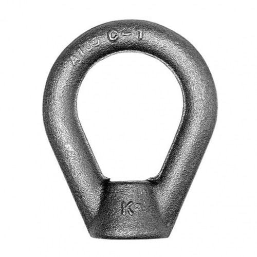 EN-3-2H - 3/8 Eye Nut-Style A 3/8-16 UNC-2B C1045 (ASTM A194 Grade 2H), 1EA
