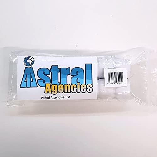 Astral Agencies Radiator Valve Caps - Durable Plastic Vale Caps Easy Fit - Eliminate Risk of Radiator - Universal Replacement Valve Covers Pack of 10 (Colour - White)